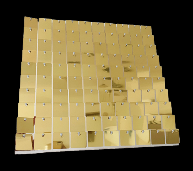 Shimmer wall 50 pannelli 30*30 Gold